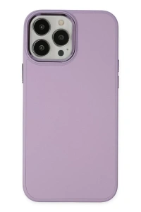 Apple iPhone 13 Pro Kılıf Asya Deri Silikon - Lila