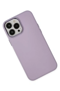 Apple iPhone 13 Pro Kılıf Asya Deri Silikon - Lila
