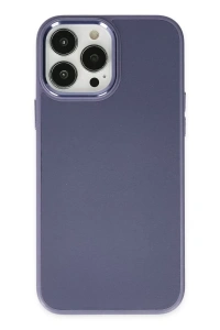 Apple iPhone 13 Pro Kılıf Asya Deri Silikon - Mor