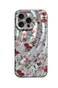 Apple iPhone 13 Pro Kılıf Crew Desenli Kapak - Çiçek