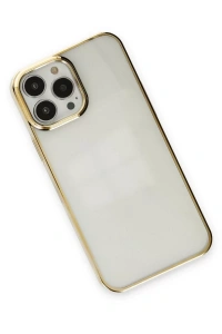 Apple iPhone 13 Pro Kılıf Element Silikon - Gold