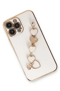 Apple iPhone 13 Pro Kılıf Esila Silikon - Beyaz