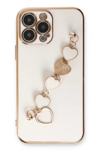 Apple iPhone 13 Pro Kılıf Esila Silikon - Beyaz