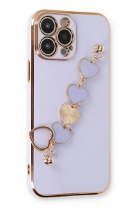 Apple iPhone 13 Pro Kılıf Esila Silikon - Lila