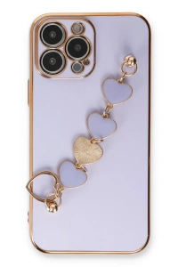 Apple iPhone 13 Pro Kılıf Esila Silikon - Lila
