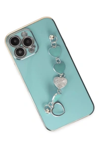 Apple iPhone 13 Pro Kılıf Esila Silikon - Su Yeşili