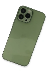 Apple iPhone 13 Pro Kılıf Fly Lens Silikon - Yeşil