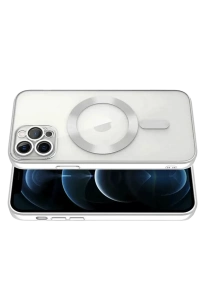 Apple iPhone 13 Pro Kılıf Kross Magneticsafe Kapak - Gümüş