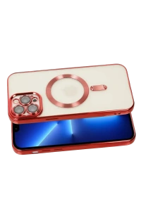 Apple iPhone 13 Pro Kılıf Kross Magneticsafe Kapak - Kırmızı