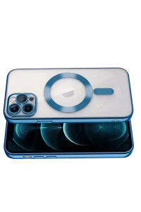 Apple iPhone 13 Pro Kılıf Kross Magneticsafe Kapak - Sierra Blue