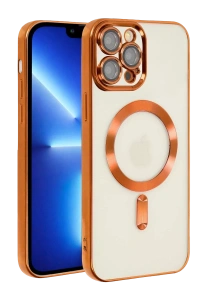 Apple iPhone 13 Pro Kılıf Kross Magneticsafe Kapak - Turuncu