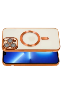 Apple iPhone 13 Pro Kılıf Kross Magneticsafe Kapak - Turuncu