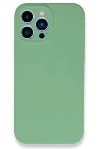 Apple iPhone 13 Pro Kılıf Lansman Legant Silikon - Yeşil