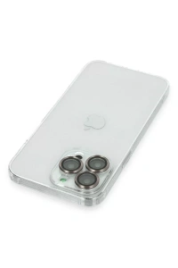 Apple iPhone 13 Pro Kılıf Luko Lens Silikon -Yeşil