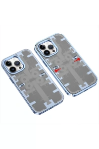 Apple iPhone 13 Pro Kılıf Mekanik Bumper Kapak - Mavi