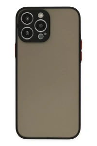 Apple iPhone 13 Pro Kılıf Montreal Silikon Kapak - Siyah