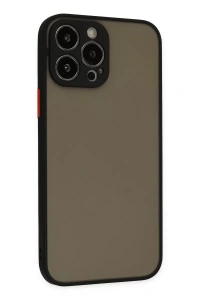 Apple iPhone 13 Pro Kılıf Montreal Silikon Kapak - Siyah