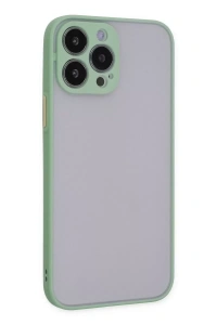 Apple iPhone 13 Pro Kılıf Montreal Silikon Kapak - Turkuaz