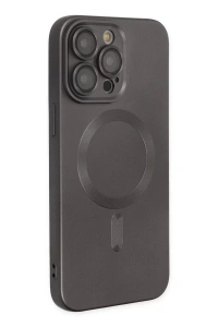 Apple iPhone 13 Pro Kılıf Moshi Lens Magneticsafe Silikon - Füme
