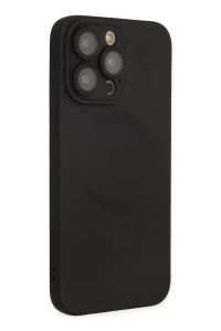 Apple iPhone 13 Pro Kılıf Moshi Lens Magneticsafe Silikon - Siyah