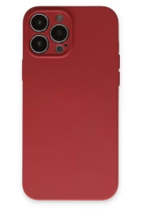 Apple iPhone 13 Pro Kılıf Nano içi Kadife Silikon - Kiremit