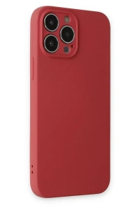 Apple iPhone 13 Pro Kılıf Nano içi Kadife Silikon - Kiremit