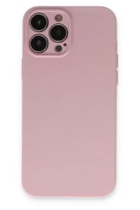 Apple iPhone 13 Pro Kılıf Nano içi Kadife Silikon - Pembe
