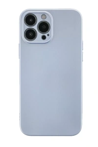 Apple iPhone 13 Pro Kılıf Nano içi Kadife Silikon - Sky Blue