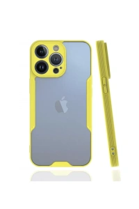 Apple iPhone 13 Pro Kılıf Platin Silikon - Sarı
