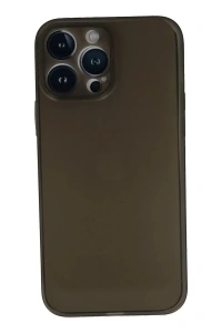 Apple iPhone 13 Pro Kılıf PP Ultra İnce Kapak - Gri