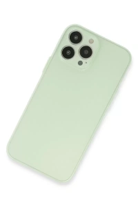 Apple iPhone 13 Pro Kılıf Puma Silikon - Açık Yeşil