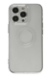 Apple iPhone 13 Pro Kılıf Santa Lens Silikon - Şeffaf