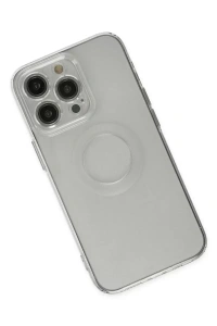 Apple iPhone 13 Pro Kılıf Santa Lens Silikon - Şeffaf