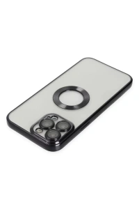 Apple iPhone 13 Pro Kılıf Slot Silikon - Siyah