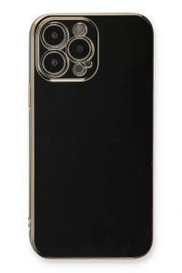 Apple iPhone 13 Pro Kılıf Volet Silikon - Siyah