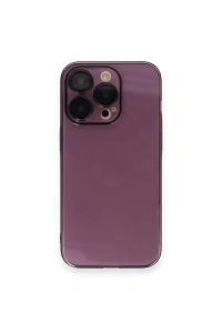 Apple iPhone 13 Pro Max Kılıf Armada Lensli Kapak - Derin Mor