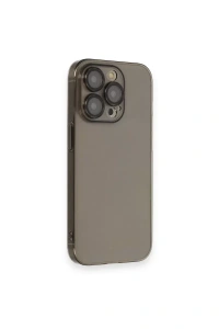 Apple iPhone 13 Pro Max Kılıf Armada Lensli Kapak - Siyah