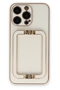 Apple iPhone 13 Pro Max Kılıf Coco Elit Kapak - Beyaz