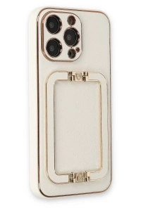Apple iPhone 13 Pro Max Kılıf Coco Elit Kapak - Beyaz