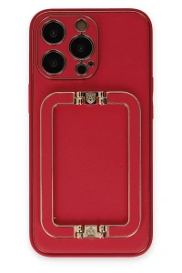Apple iPhone 13 Pro Max Kılıf Coco Elit Kapak - Kırmızı