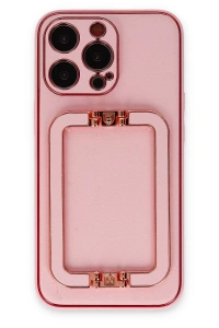 Apple iPhone 13 Pro Max Kılıf Coco Elit Kapak - Pembe