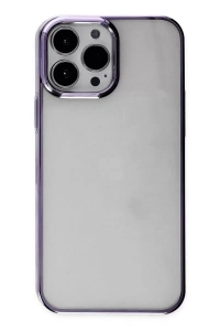 Apple iPhone 13 Pro Max Kılıf Element Silikon - Mor