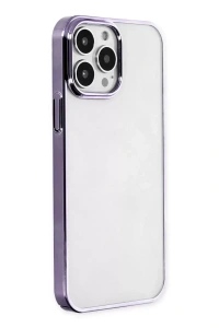Apple iPhone 13 Pro Max Kılıf Element Silikon - Mor
