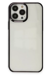 Apple iPhone 13 Pro Max Kılıf Element Silikon - Siyah