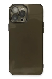 Apple iPhone 13 Pro Max Kılıf Fly Lens Silikon - Siyah