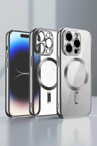Apple iPhone 13 Pro Max Kılıf Kross Magneticsafe Kapak - Gold