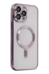 Apple iPhone 13 Pro Max Kılıf Kross Magneticsafe Kapak - Mor