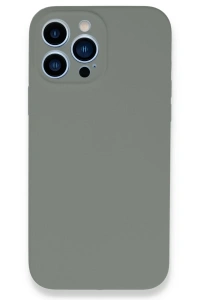 Apple iPhone 13 Pro Max Kılıf Lansman Legant Silikon - Gri
