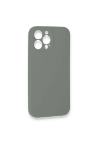 Apple iPhone 13 Pro Max Kılıf Lansman Legant Silikon - Gri