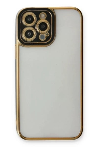 Apple iPhone 13 Pro Max Kılıf Liva Lens Silikon - Siyah